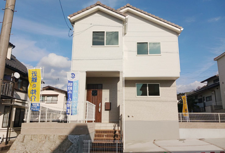 広島市安佐北区倉掛2丁目29土地分譲住宅外観