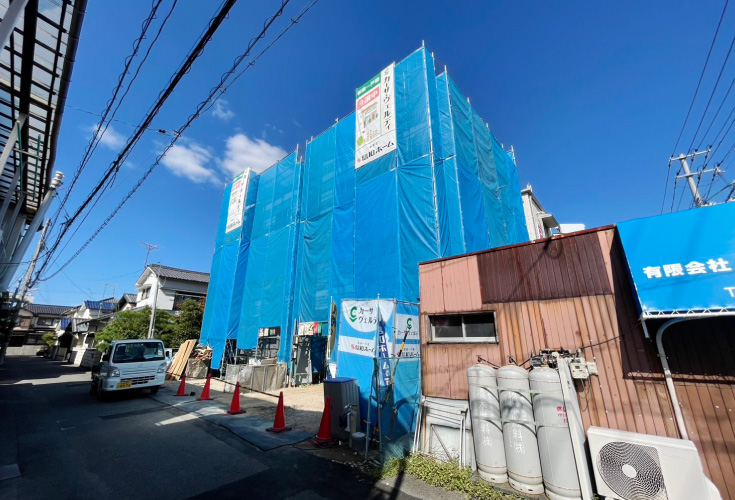 広島県安芸郡府中町鶴江2丁目19新築一戸建て分譲住宅外観