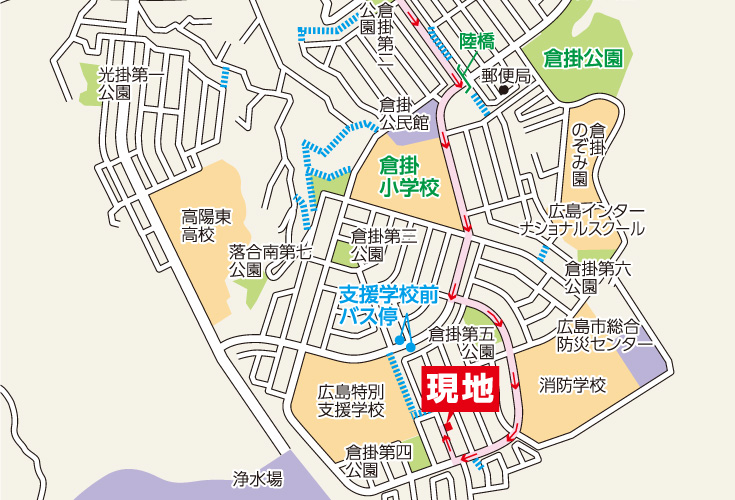 現地案内図