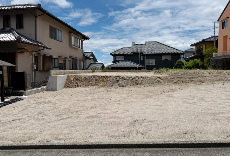 広島市西区己斐上2丁目47土地分譲住宅現地
