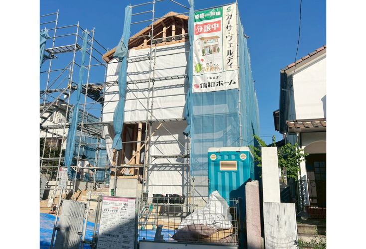 広島市西区井口鈴が台3丁目12新築一戸建て分譲住宅外観