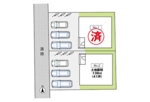 廿日市市串戸3丁目19新築戸建て分譲住宅区画図
