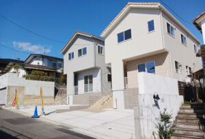 広島市西区井口鈴が台3丁目12新築一戸建て分譲住宅外観