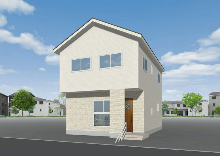 広島市東区戸坂新町1丁目1新築一戸建て分譲住宅外観
