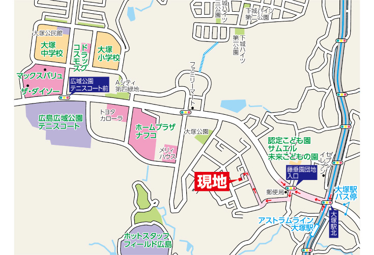 現地案内図