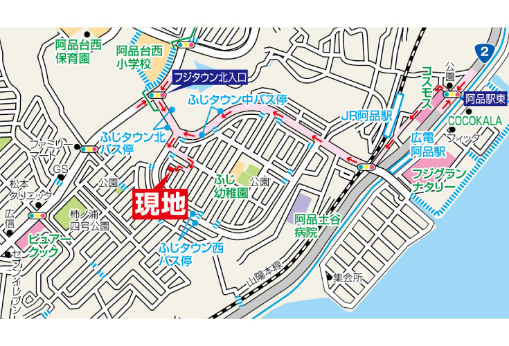 現地案内図