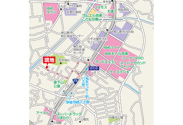 現地案内図
