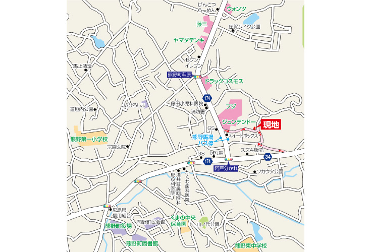 現地案内図