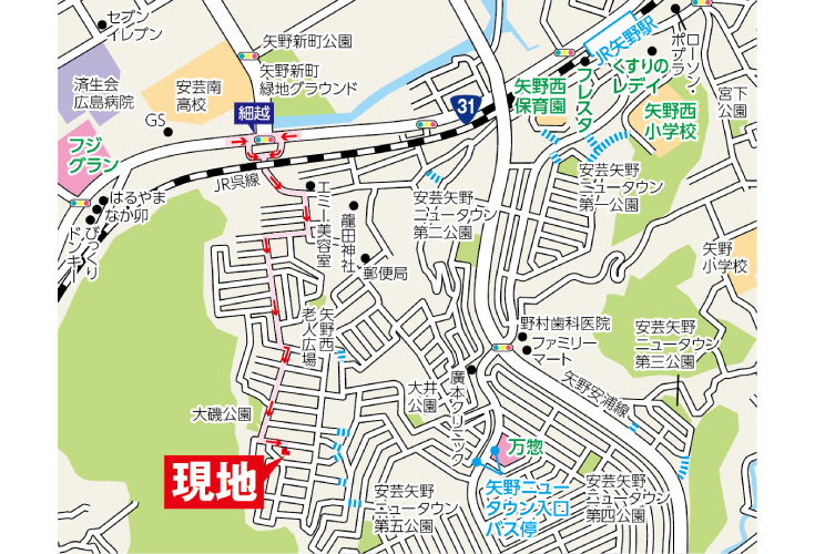現地案内図