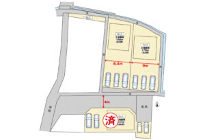広島市安佐北区亀山2丁目18土地分譲住宅区画図