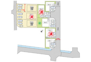 広島市安佐南区川内5丁目28土地分譲住宅区画図