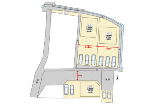 広島市安佐北区亀山2丁目18土地分譲住宅区画図