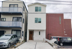 広島市中区江波二本松2丁目7新築一戸建て分譲住宅外観