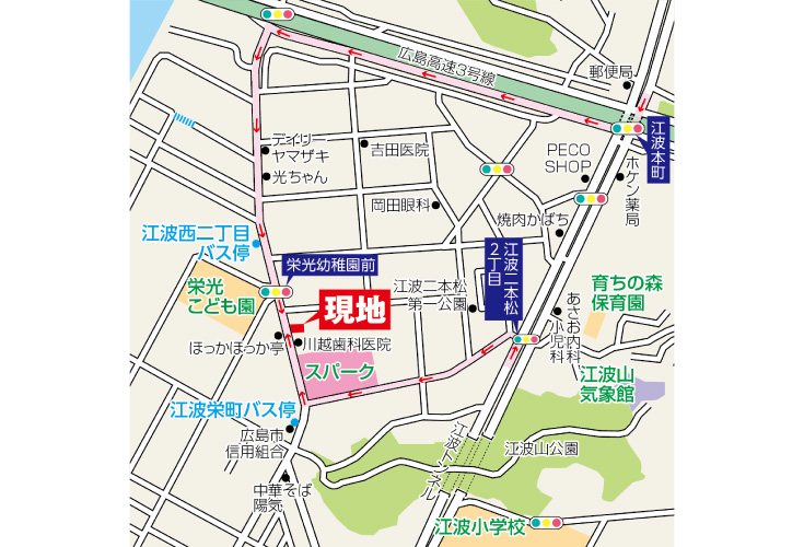 現地案内図