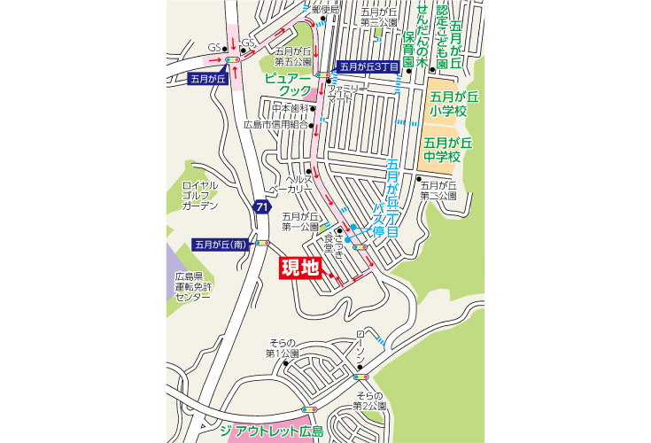 現地案内図