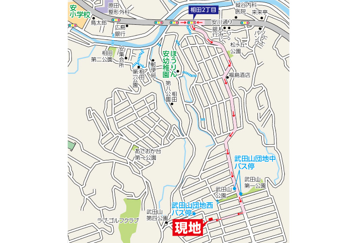 現地案内図