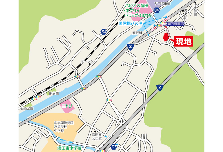 現地案内図