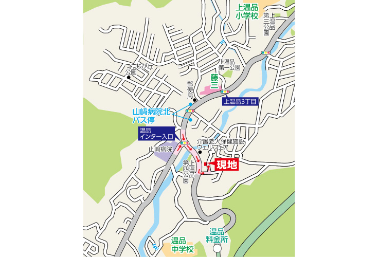 現地案内図
