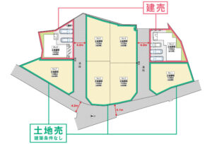 広島県安芸郡海田町国信1丁目10新築戸建て分譲住宅区画図