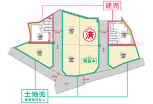 広島県安芸郡海田町国信1丁目10土地分譲区画図