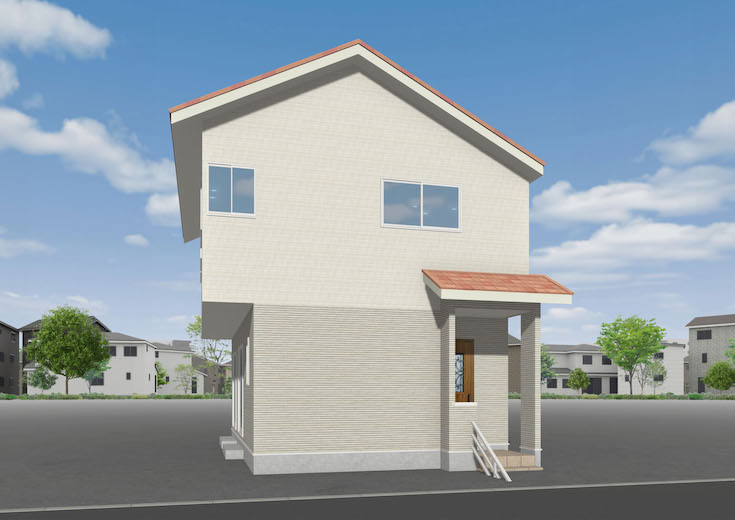 広島市東区中山新町1丁目10新築一戸建て分譲住宅外観