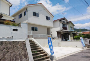 広島市安佐南区山本5丁目48新築一戸建て分譲住宅外観