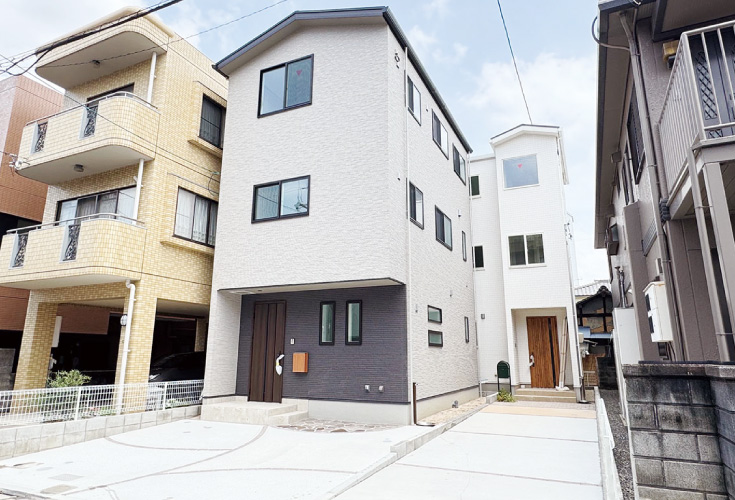 広島市南区宇品御幸3丁目15新築一戸建て分譲住宅外観