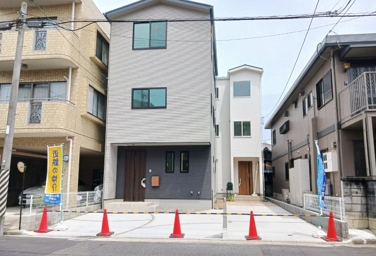広島市南区宇品御幸3丁目15新築一戸建て分譲住宅外観