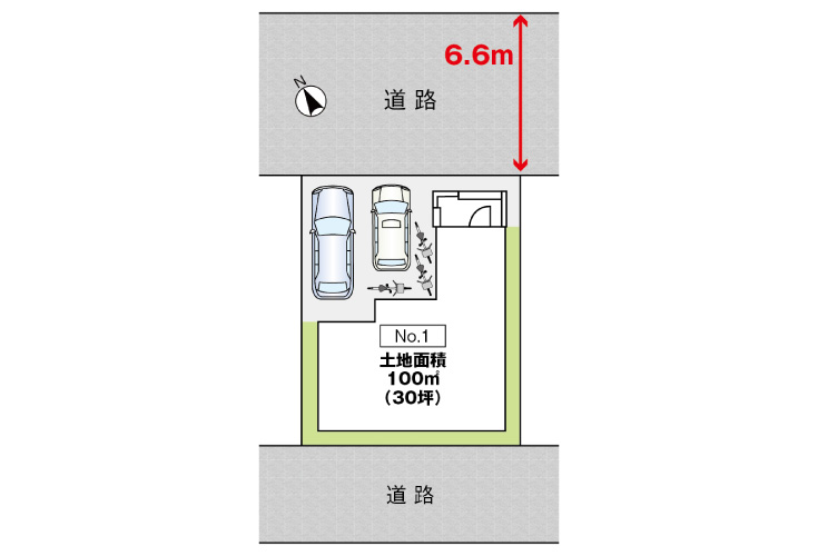 呉市広文化町23新築戸建て分譲住宅区画図