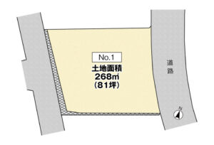 廿日市市宮島口上1丁目10土地分譲住宅区画図