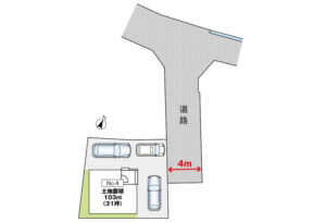 広島市安佐南区東野2丁目11新築戸建て分譲住宅区画図