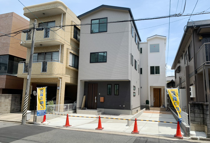 広島市南区宇品御幸3丁目15新築一戸建て分譲住宅外観