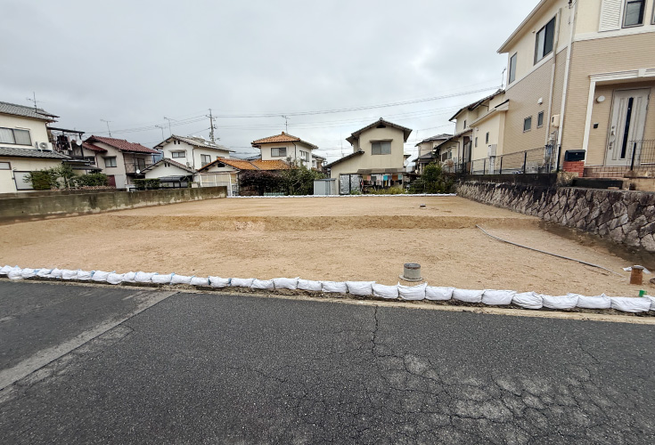 広島市安佐南区伴東8丁目76土地分譲住宅現地
