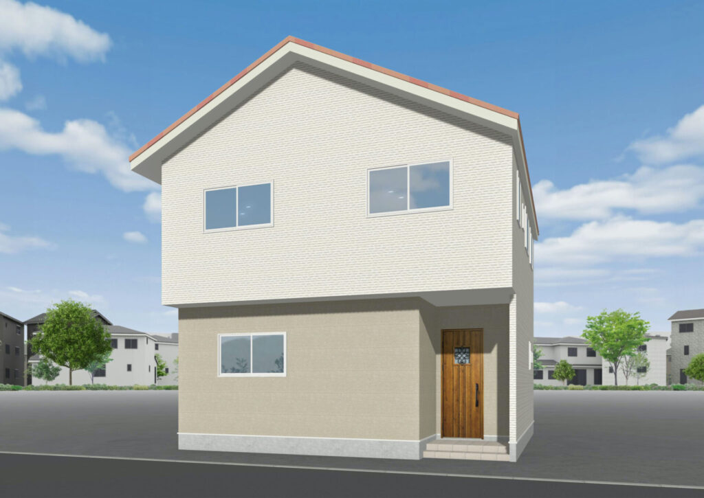 広島市安佐南区山本5丁目48新築一戸建て分譲住宅外観