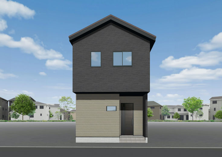 広島市佐伯区八幡3丁目27新築一戸建て分譲住宅外観