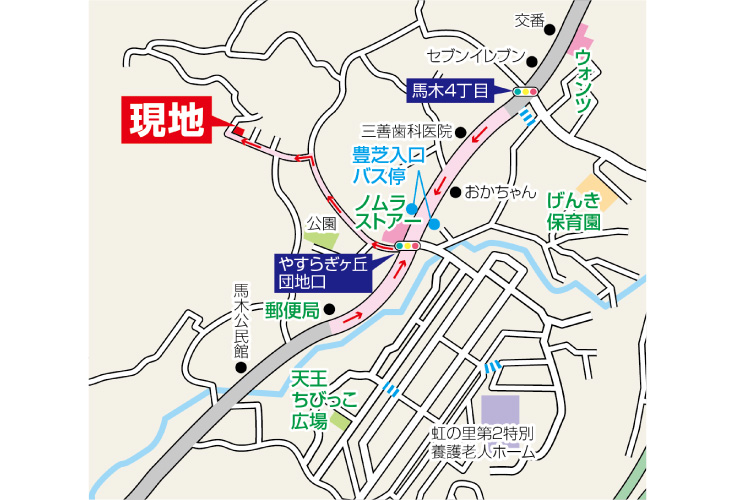 現地案内図