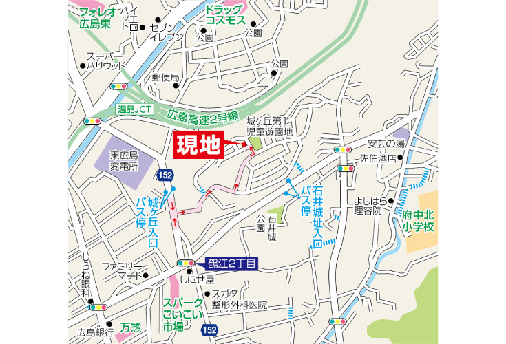 現地案内図