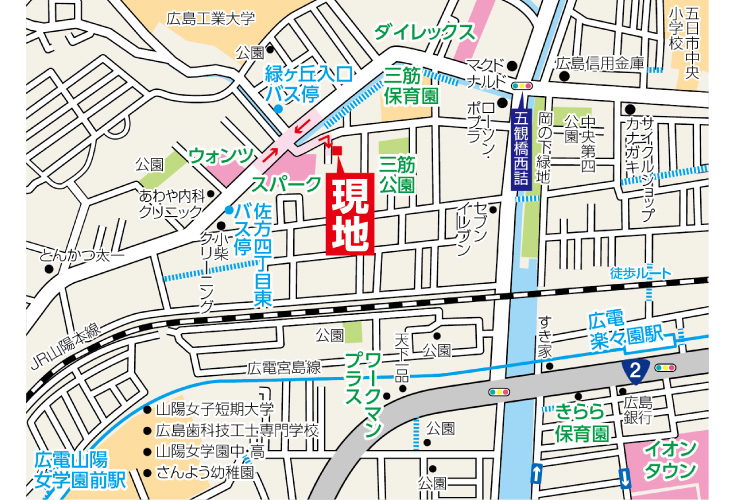 現地案内図