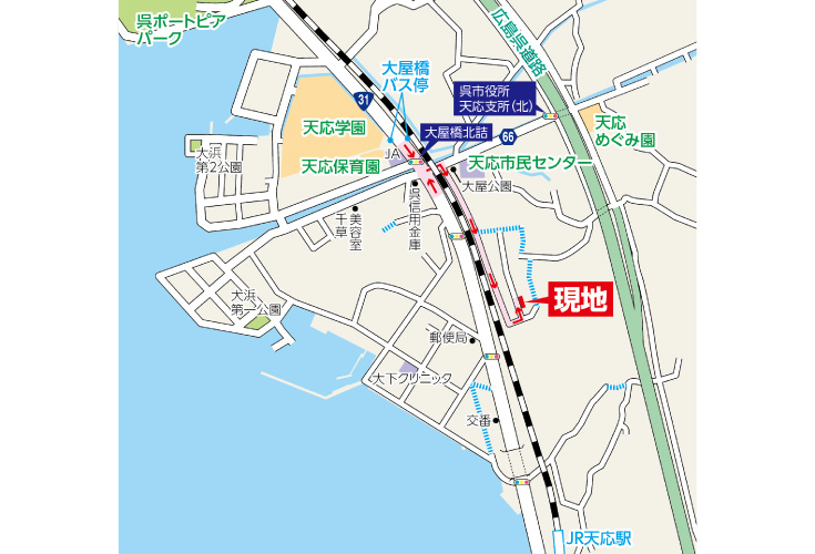 現地案内図