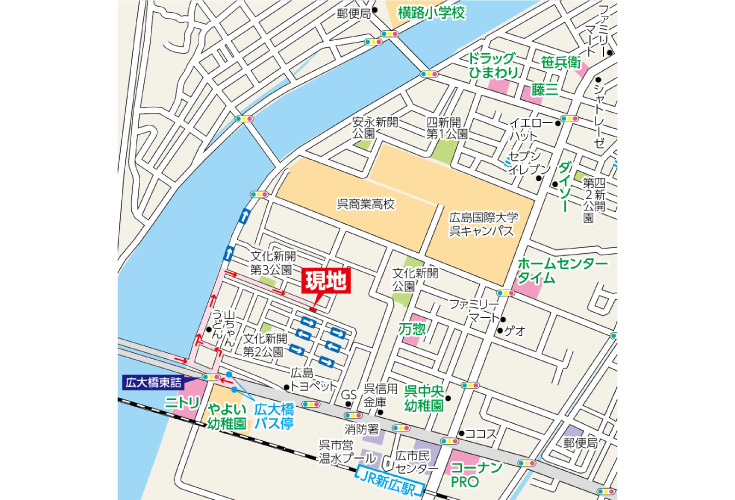 現地案内図