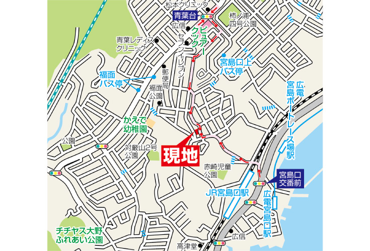 現地案内図