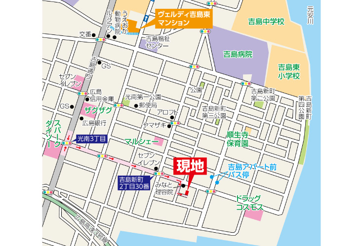 現地案内図