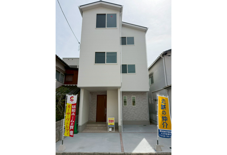 広島市佐伯区三筋2丁目4新築一戸建て分譲住宅外観