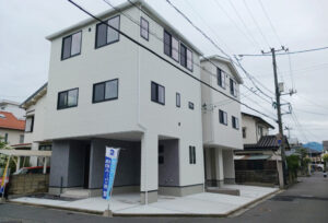 広島市佐伯区楽々園6丁目10新築一戸建て分譲住宅外観