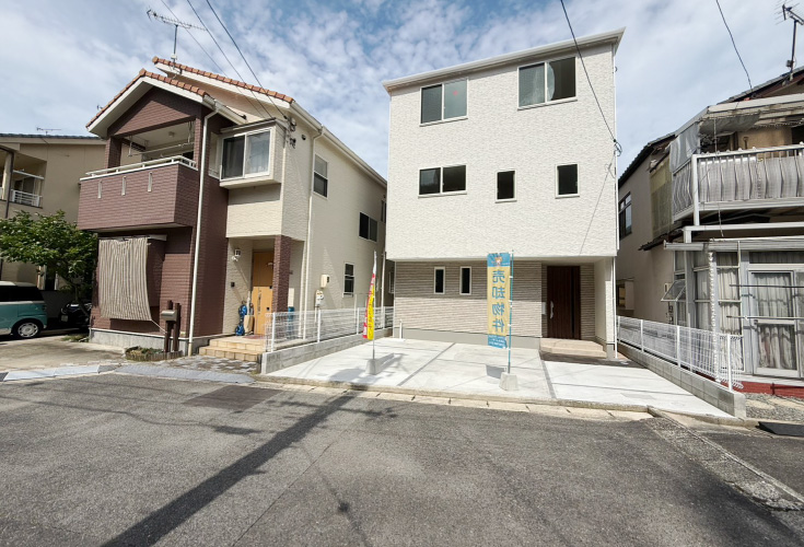 広島市安佐北区口田南1丁目21新築一戸建て分譲住宅外観