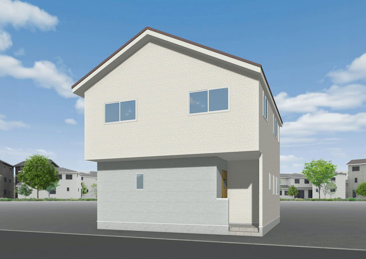 広島市安佐南区大町西2丁目6新築一戸建て分譲住宅外観