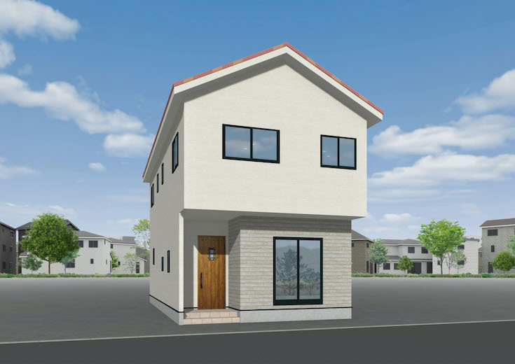 広島市西区高須4丁目23新築一戸建て分譲住宅外観