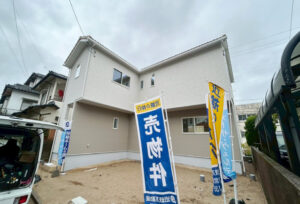 広島市安佐南区上安5丁目23新築一戸建て分譲住宅外観