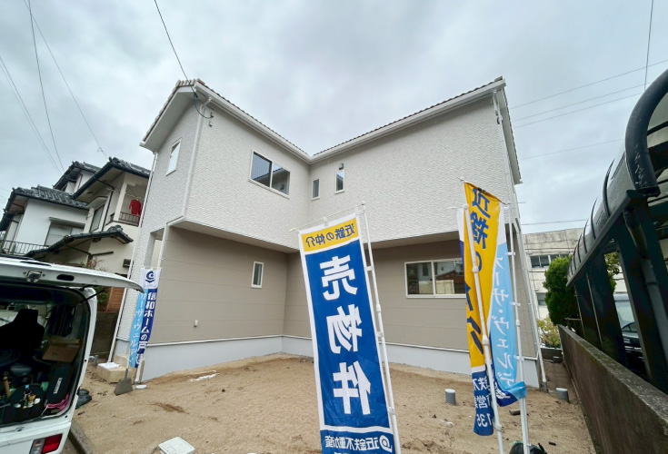 広島市安佐南区上安5丁目23新築一戸建て分譲住宅外観