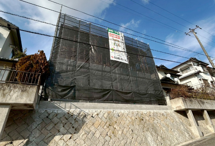 広島市安佐南区上安5丁目23新築一戸建て分譲住宅外観